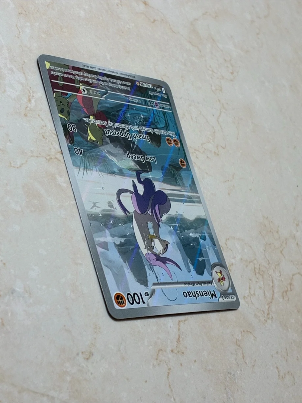 Mienshao Card - Purple Artwork Collectible